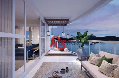 Apartamento à venda, 227 m² por r$ 5.150.000,00 - ponta da praia - santos/sp