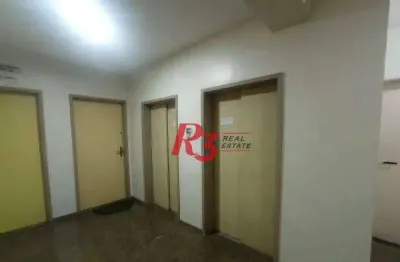 Sala comercial com 4 salas à venda na Rua Doutor Carvalho de Mendonça, 259, Marapé, Santos