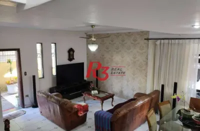 Sobrado à venda, 250 m² por r$ 1.590.000,00 - aparecida - santos/sp