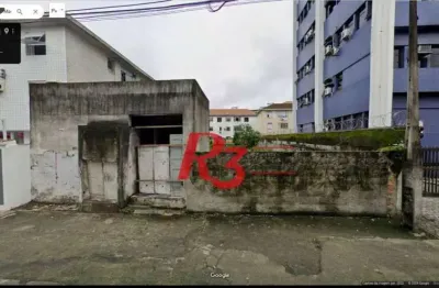 Terreno à venda, 625 m² por r$ 2.300.000,00 - macuco - santos/sp