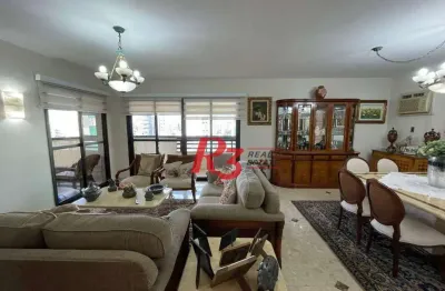Apartamento à venda, 289 m² por r$ 2.120.000,00 - boqueirão - santos/sp