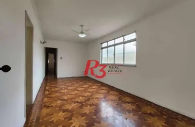 Apartamento com 3 dormitórios à venda, 128 m² por r$ 750.000,00 - boqueirão - santos/sp