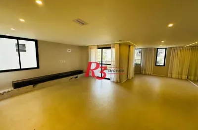 Apartamento com 4 dormitórios à venda, 283 m² por r$ 3.200.000,00 - boqueirão - santos/sp