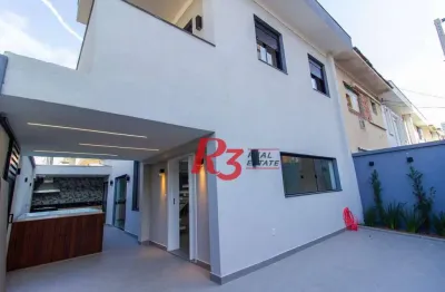 Sobrado à venda, 150 m² por r$ 1.830.000,00 - ponta da praia - santos/sp