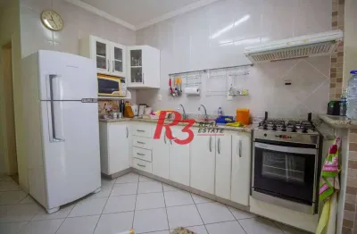 Apartamento com 2 dormitórios à venda, 149 m² por r$ 780.000,00 - pompéia - santos/sp