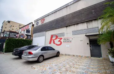 Galpão, 2757 m² - venda por r$ 24.000.000,00 ou aluguel por r$ 135.860,48/mês - campo grande - santos/sp