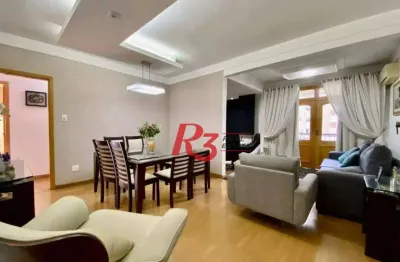 Apartamento com 3 dormitórios à venda, 118 m² por R$ 880.000,00 - Ponta da Praia - Santos/SP