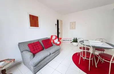 Apartamento para alugar, 60 m² por R$ 3.200,00/mês - Gonzaga - Santos/SP