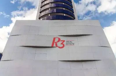 Sala à venda, 36 m² por r$ 350.075,00 - ponta da praia - santos/sp