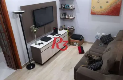 Casa à venda, 70 m² por r$ 405.000,00 - vila matias - santos/sp