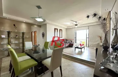 Apartamento à venda, 121 m² por r$ 685.000,00 - campo grande - santos/sp