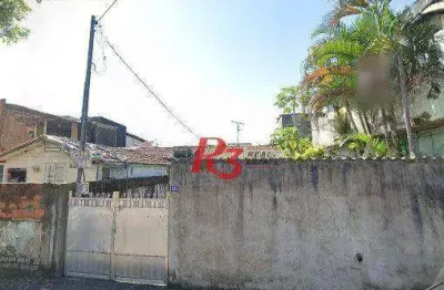 Terreno à venda, 160 m² por r$ 426.000,00 - estuário - santos/sp