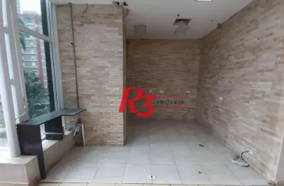 Loja, 29 m² - venda por r$ 320.000,00 ou aluguel por r$ 6.200,02/mês - gonzaga - santos/sp