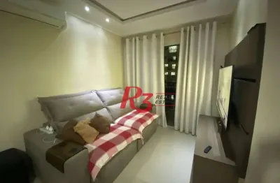 Apartamento com 3 dormitórios à venda, 69 m² por r$ 410.000,00 - areia branca - santos/sp
