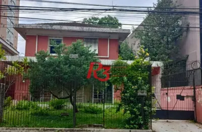 Casa com 5 dormitórios para alugar, 245 m² por r$ 25.162,78/mês - boqueirão - santos/sp