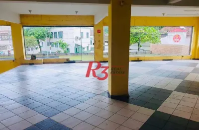 Loja para alugar, 550 m² por r$ 35.000,00/mês - vila matias - santos/sp