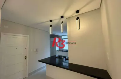 Apartamento com 3 dormitórios à venda, 126 m² por r$ 750.000,00 - gonzaga - santos/sp