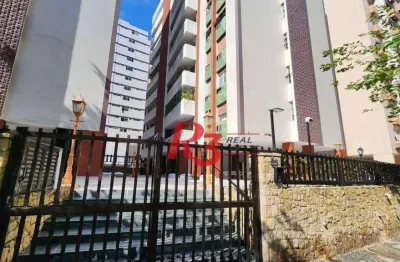 Apartamento à venda, 161 m² por r$ 1.200.000,00 - gonzaga - santos/sp