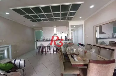 Sobrado com 3 dormitórios à venda, 261 m² por r$ 1.800.000,00 - vila matias - santos/sp