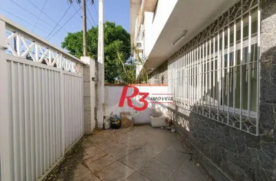 Sobrado com 3 dormitórios à venda, 157 m² - aparecida - santos/sp