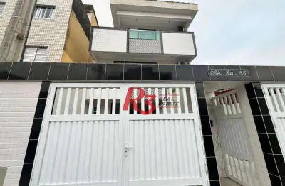 Casa à venda, 100 m² por r$ 515.000,00 - estuário - santos/sp
