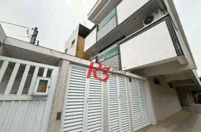 Casa à venda, 100 m² por r$ 515.000,00 - estuário - santos/sp