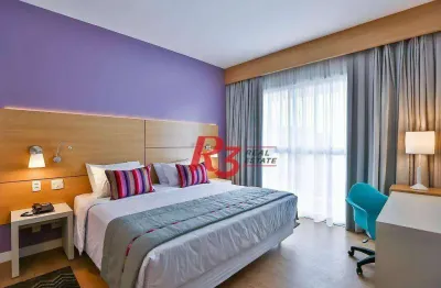 Flat com 1 quarto à venda na Avenida Marechal Floriano Peixoto, 241, Gonzaga, Santos