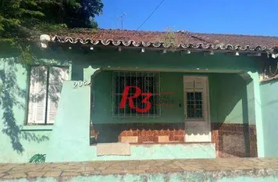 Terreno à venda, 180 m² por r$ 900.000,00 - embaré - santos/sp