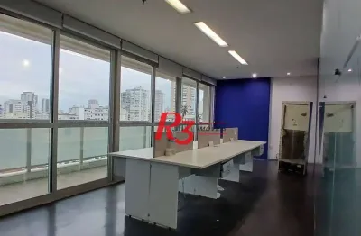 Sala à venda, 120 m² por r$ 1.100.000,00 - gonzaga - santos/sp