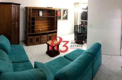 Apartamento com 2 dormitórios à venda, 98 m² por r$ 420.000,00 - centro - são vicente/sp