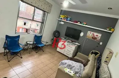 Kitnet para alugar, 32 m² por r$ 2.800,00/mês - aparecida - santos/sp