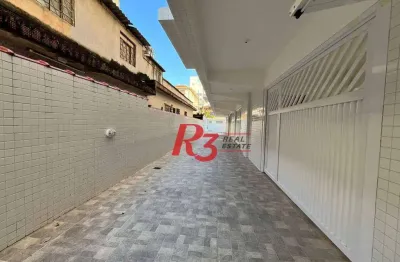 Village à venda, 103 m² por r$ 680.000,00 - marapé - santos/sp