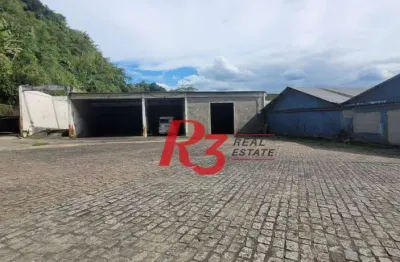 Terreno à venda, 10075 m² por r$ 50.000.000,00 - chico de paula - santos/sp