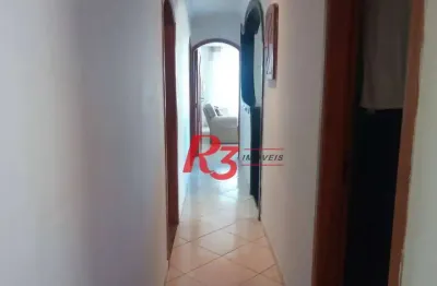 Apartamento com 3 dormitórios para alugar, 148 m² por r$ 7.500,00/mês - pompéia - santos/sp