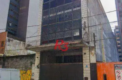 Prédio, 740 m² - venda por r$ 2.342.000,00 ou aluguel por r$ 15.300,00/mês - centro - santos/sp