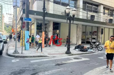 Ponto comercial para alugar na Rua Riachuelo, 85, Centro, Santos
