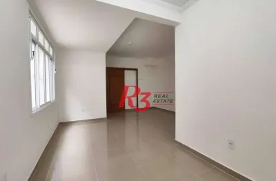 Sobreposta térrea isolada quintal  com 3 suítes, 2 vagas à venda, 123 m² por r$ 950.000 - ponta da praia - santos/sp