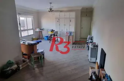 Apartamento à venda, 158 m² por r$ 710.000,00 - macuco - santos/sp