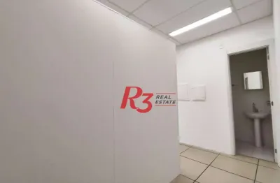 Sala comercial com 1 sala à venda na Rua Visconde de Embaré, 230, Valongo, Santos