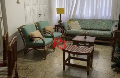 Apartamento com 2 dormitórios à venda, 100 m² por r$ 690.000,00 - boqueirão - santos/sp