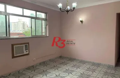 Apartamento com 3 dormitórios à venda, 90 m² por r$ 380.000,00 - campo grande - santos/sp