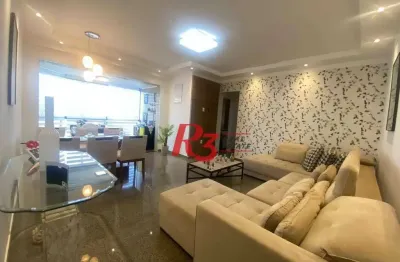 Apartamento com 2 dormitórios à venda, 111 m² por r$ 1.065.000,00 - ponta da praia - santos/sp
