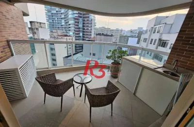 Apartamento à venda, 45 m² por r$ 860.000,00 - pompéia - santos/sp
