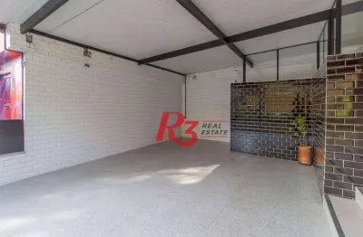 Casa para alugar, 323 m² por r$ 21.000,00/mês - boqueirão - santos/sp