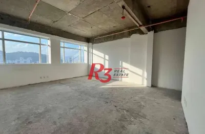 Sala para alugar, 41 m² por r$ 3.000,00/mês - vila matias - santos/sp
