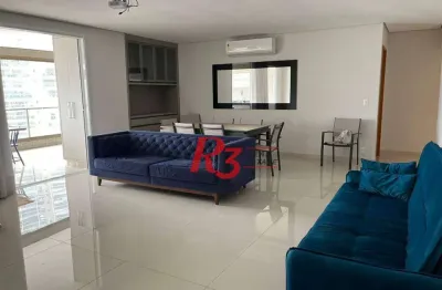 Apartamento à venda, 210 m² por r$ 3.300.000,00 - embaré - santos/sp