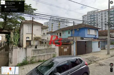 Terreno à venda, 400 m² por r$ 1.200.000,00 - campo grande - santos/sp