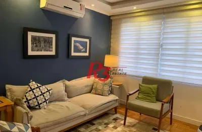 Apartamento à venda, 80 m² por r$ 630.000,00 - boqueirão - santos/sp