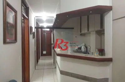 Sala, 122 m² - venda por r$ 650.000,00 ou aluguel por r$ 6.500,00/mês - encruzilhada - santos/sp