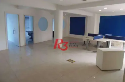 Sala à venda, 353 m² por r$ 550.000,00 - centro - santos/sp